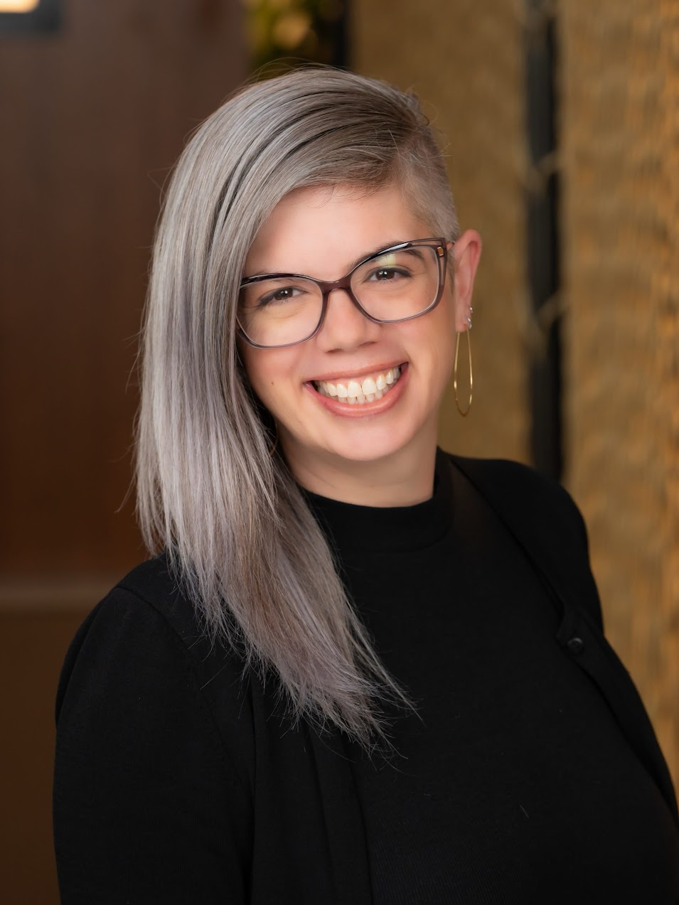 Liz Short smiling for a portrait